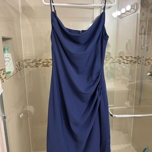 Elegant Navy Blue Dress